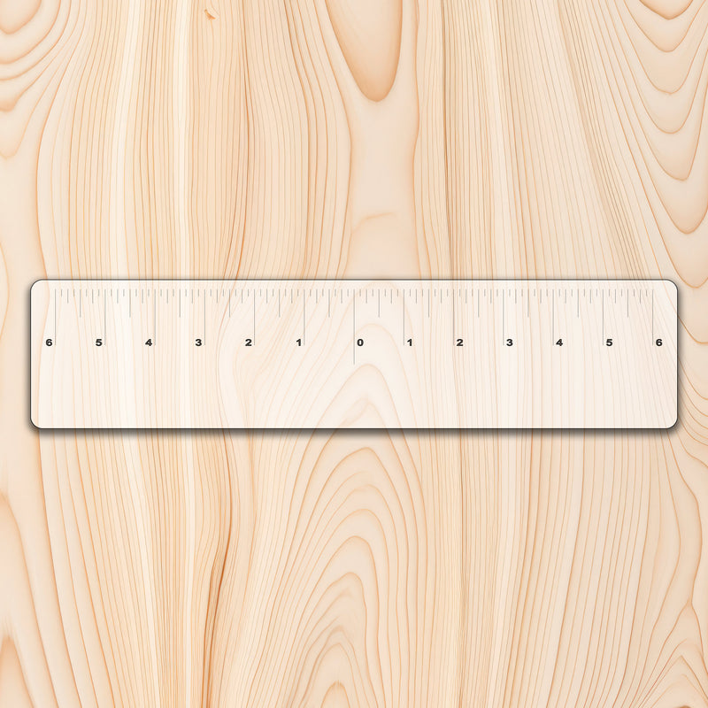 Equal Distance Acrylic Measuring Ruler 12"
