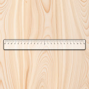 Equal Distance Acrylic Measuring Ruler 24"