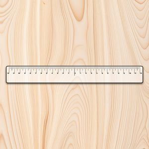 Equal Distance Measuring Ruler 24" These equal distance clear ruler are perfect for your next CNC, Laser, or woodworking project.  Need to find the center of a circle or an odd shaped board?  Setting your start location on your CNC or laser?  Use these ruler to find the center with no math and no fuss.  We create these in clear acrylic so you can see grain patterns or your projects through the ruler so you can guarantee to have placement and accuracy every time.  

