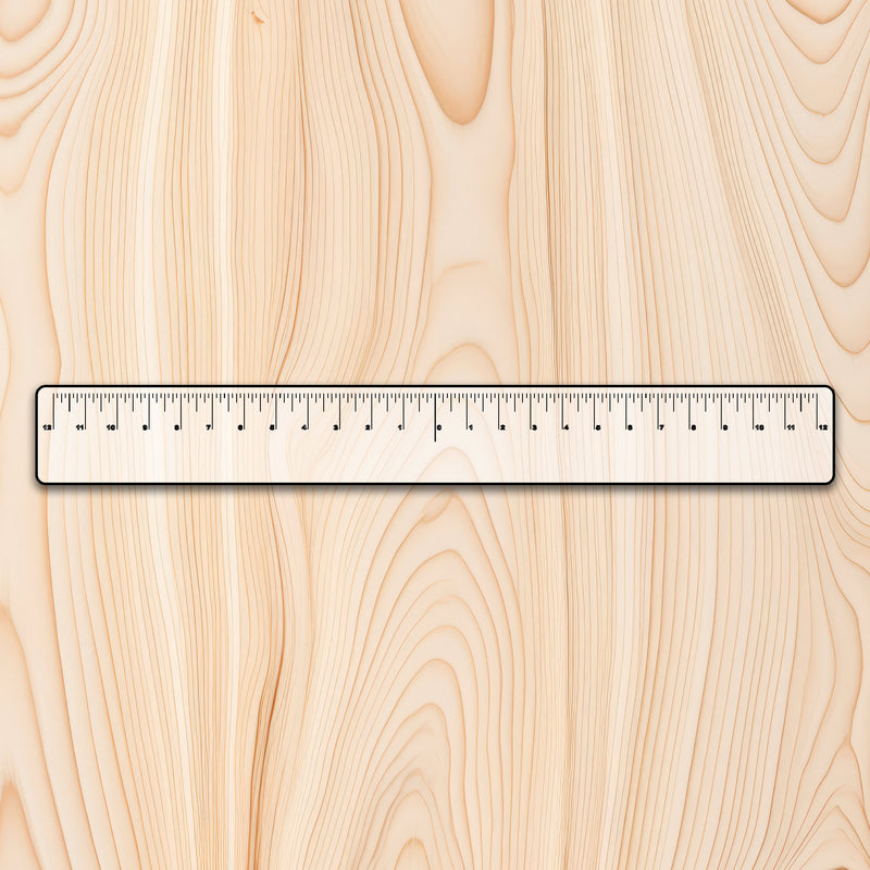 Equal Distance Acrylic Measuring Ruler 24"