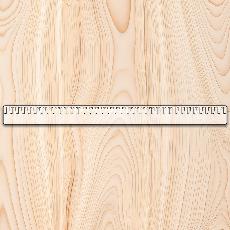 Equal Distance Acrylic Measuring Ruler 36"