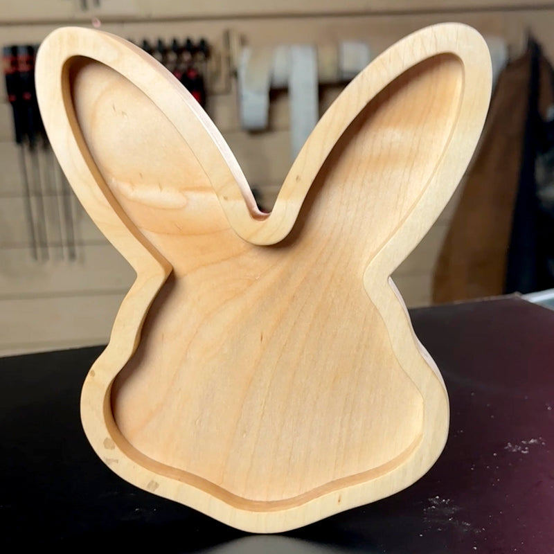 WSP_Bunny Rabbit Face Tray Acrylic Router Template