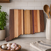 Example of Connecticut Cutting Board or Charcuterie Board Acrylic Router Template