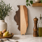 example of Illinois Cutting Board or Charcuterie Board Acrylic Router Template