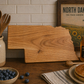 Example of Nebraska Cutting Board or Charcuterie Board Acrylic Router Template