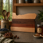 Example of Oregon Cutting Board or Charcuterie Board Acrylic Router Template