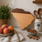 Example of South Carolina Cutting Board or Charcuterie Board Acrylic Router Template