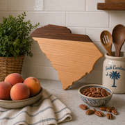 Example of South Carolina Cutting Board or Charcuterie Board Acrylic Router Template