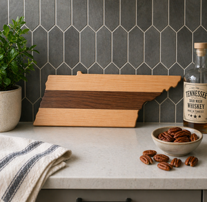 Example of Tennessee Cutting Board or Charcuterie Board Acrylic Router Template 