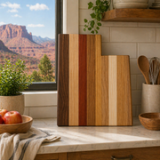 Example of Utah Cutting Board or Charcuterie Board Acrylic Router Template