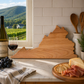 Example of Virginia Cutting Board or Charcuterie Board Acrylic Router Template