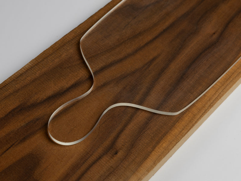 Example of our cast acrylic router templates - Statedwoods Supply