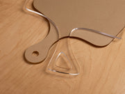 Example of our cast acrylic router templates - Statedwoods Supply
