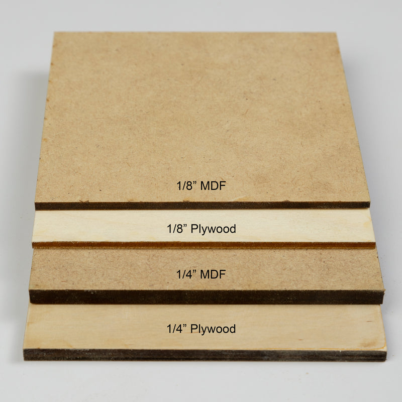 Example of plywood and MDF thicknesses - Statedwoods Supply