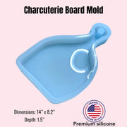 Natural Shaped Charcuterie Board Silicone Mold Kit