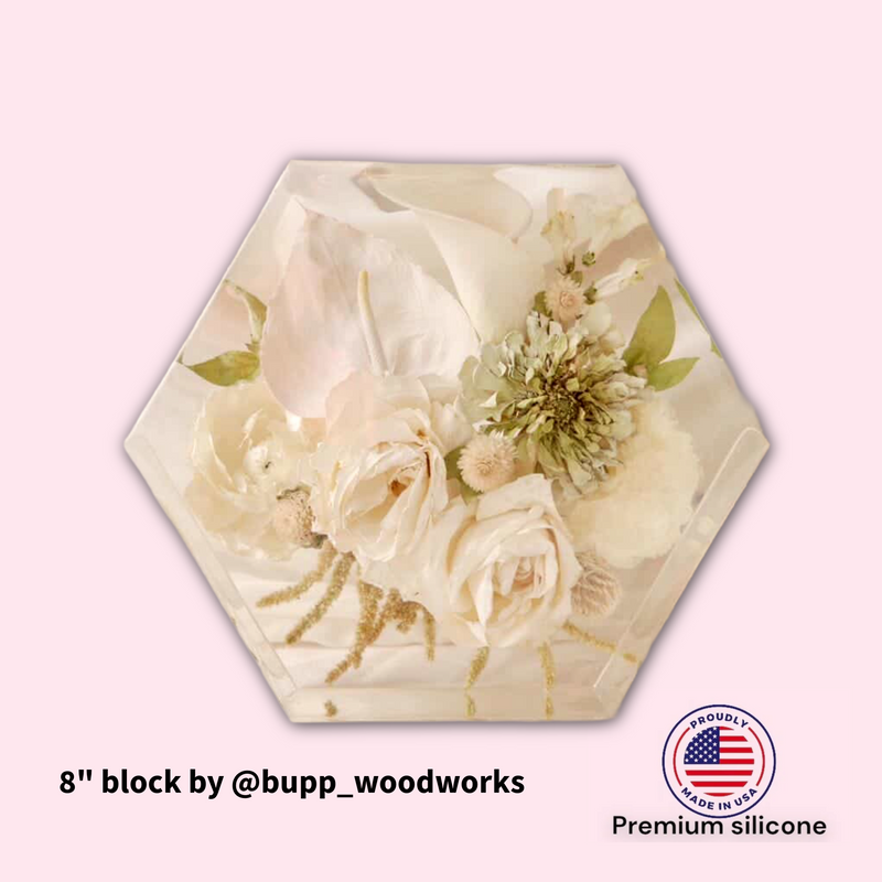 3” Deep Hexagon Block Mold