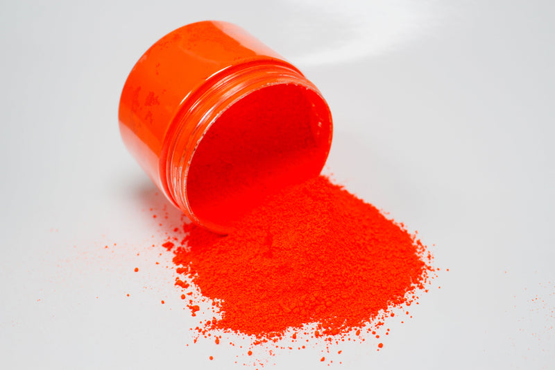 "FLUORESCENT ORANGE"