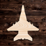Fighter Jet Plywood Craft Cutout , a Intricate laser-cut craft cutout made of high quality birch plywood, featuring detailed designs and clean edges, perfect for home decor or DIY projects.
