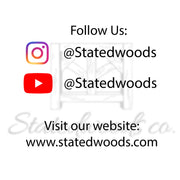 Follow us on Social media - Statedwoods