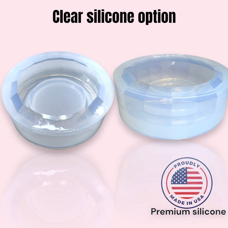 6” Faceted Trinket Dish Mold