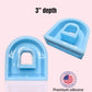 Lariza - arch picture frame mold