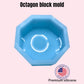 3” deep octagon block mold