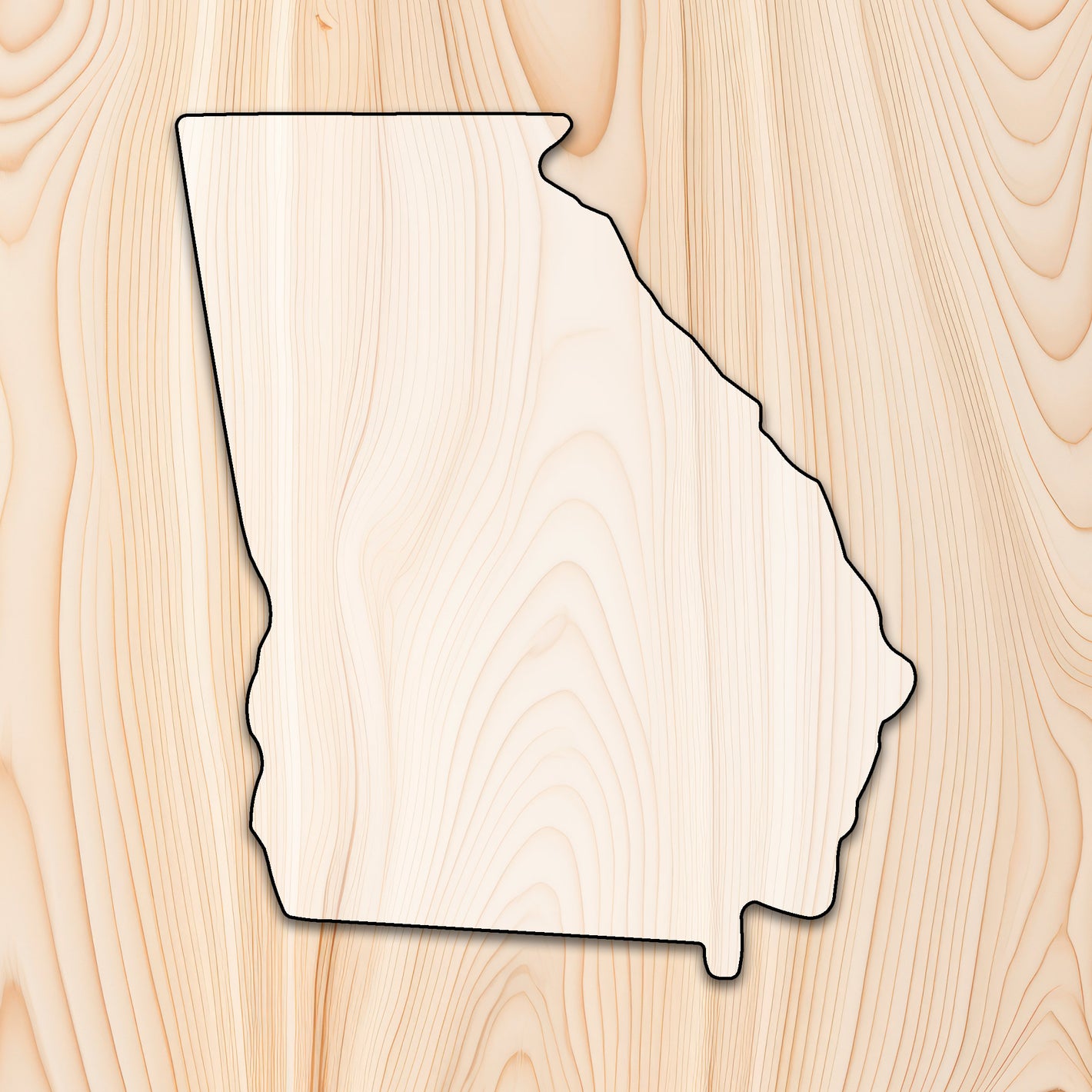 Create bold, eye-catching Georgia-shaped cutting boards and charcuterie boards with precision and repeatability using our Georgia Acrylic Router Template. Whether you're making products to sell or crafting custom gifts, this template gives you the control and consistency needed for professional results.