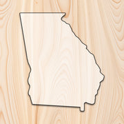 Georgia State Acrylic Craft Cutout