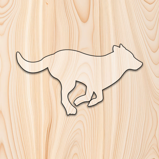 German Shepard Running Animal Acrylic Craft Cutout
