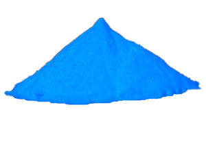 "GLOWING SKY BLUE"