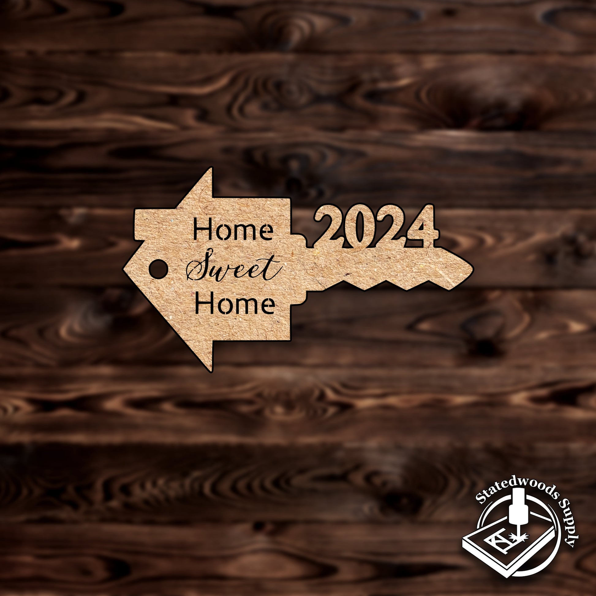 House Key home sweet home special occasion 2024 MDF realtor wood