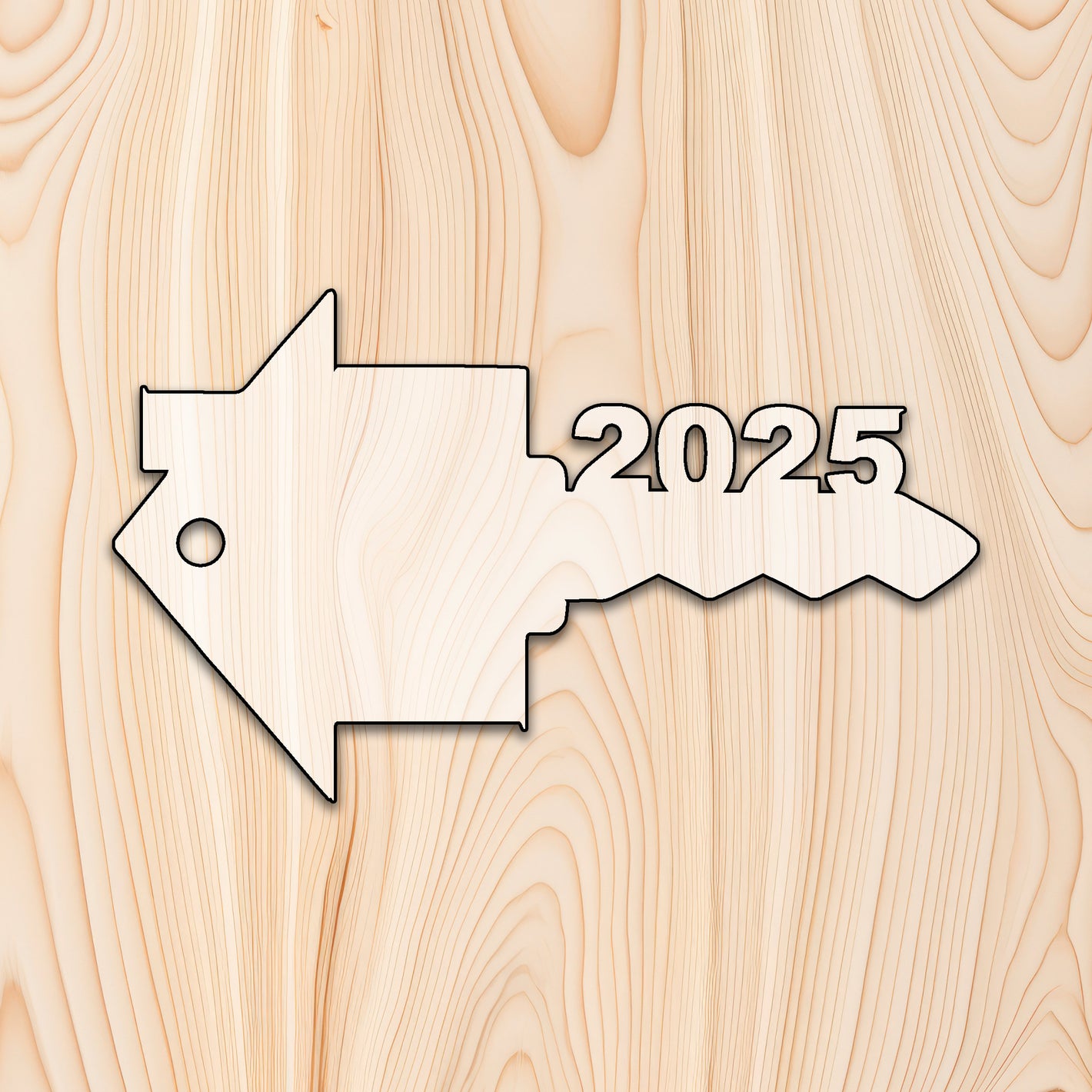 Realtor House Key 2025 Acrylic Craft Cutout