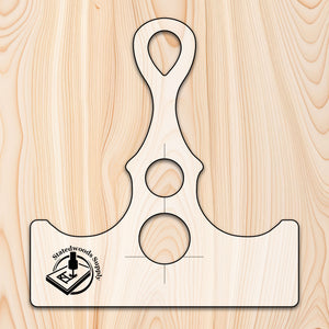 Axe Style Cutting Board or Charcuterie Board Handle Router Template