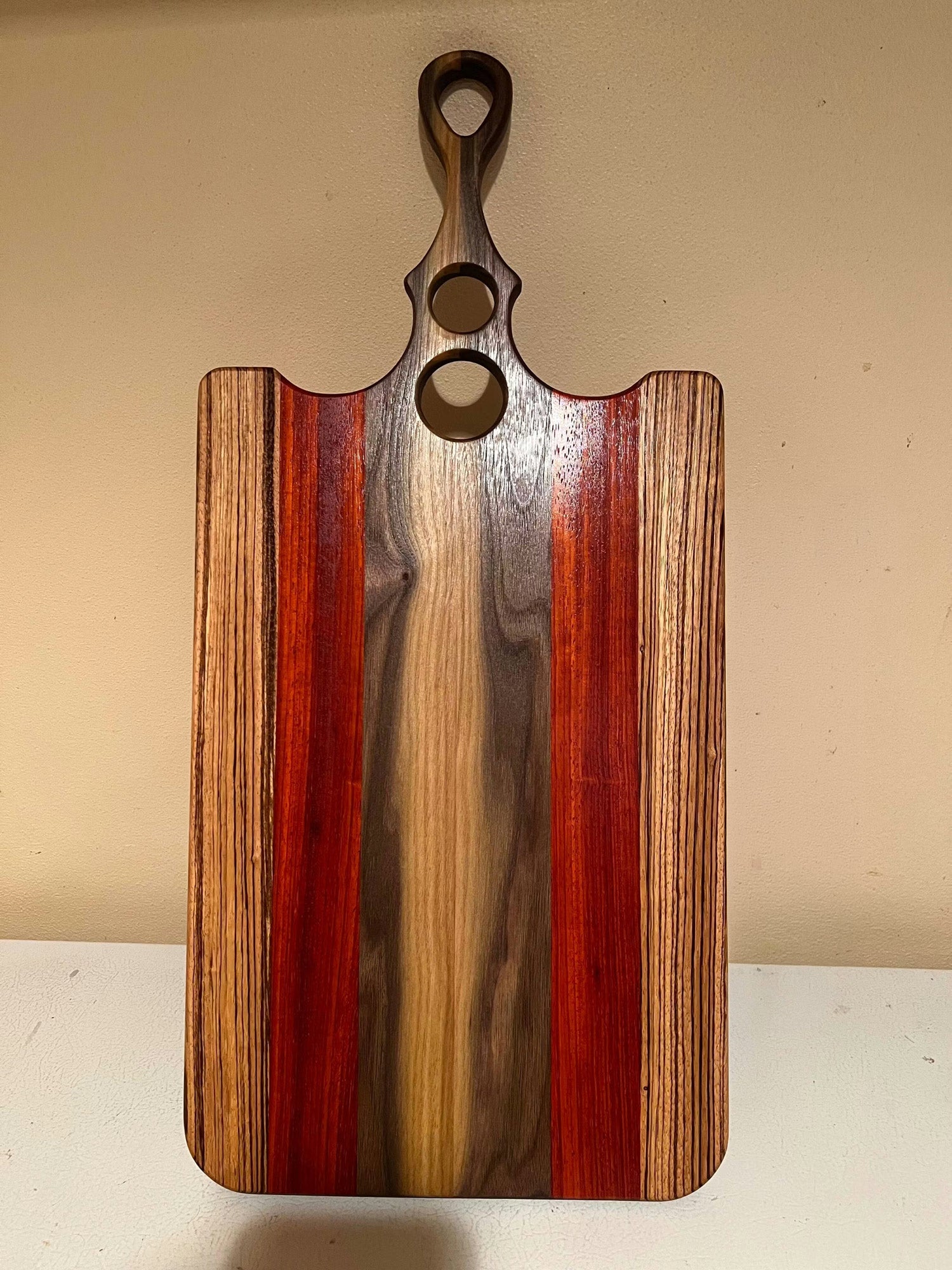 Axe Style Cutting Board or Charcuterie Board Handle Acrylic Router Template