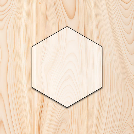 Hexagon Shape Acrylic Craft Cutout