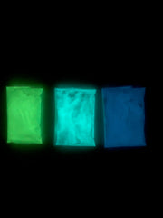 "GLOWING SKY BLUE"