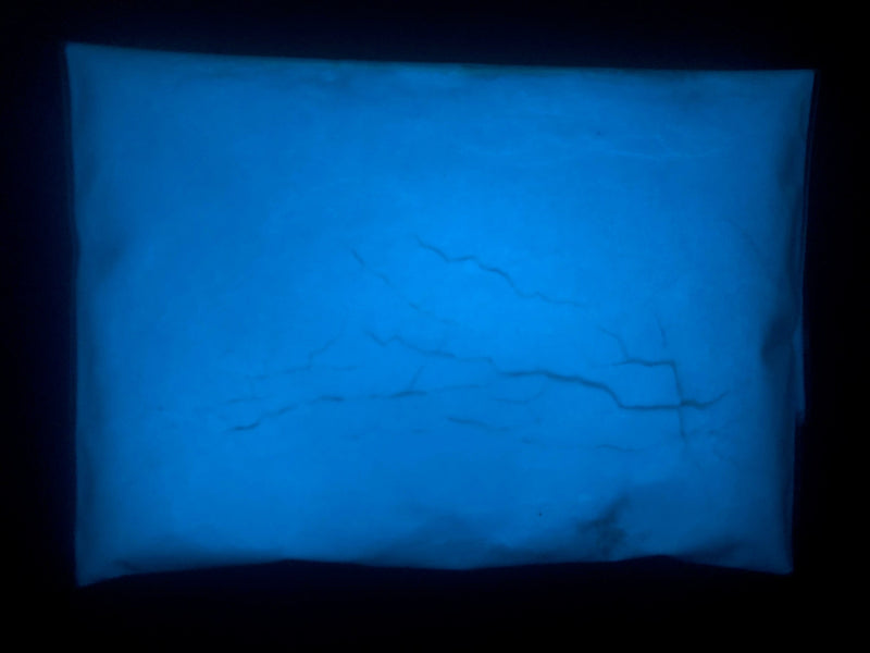 "GLOWING SKY BLUE"
