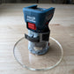 8 inch Round Router Base Plate - fits Bosch Colt GKF18V-25