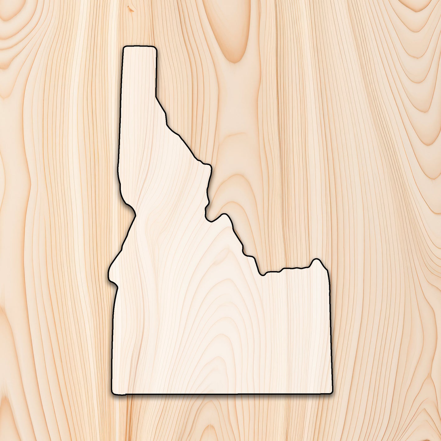 Idaho Cutting Board or Charcuterie Board Acrylic Router Template. Create bold, eye-catching Idaho-shaped cutting boards and charcuterie boards with precision and repeatability using our Idaho Acrylic Router Template. Whether you're making products to sell or crafting custom gifts, this template gives you the control and consistency needed for professional results.