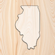Illinois Cutting Board or Charcuterie Board Acrylic Router Template - Create bold, eye-catching Illinois-shaped cutting boards and charcuterie boards with precision and repeatability using our Illinois Acrylic Router Template. Whether you're making products to sell or crafting custom gifts, this template gives you the control and consistency needed for professional results.