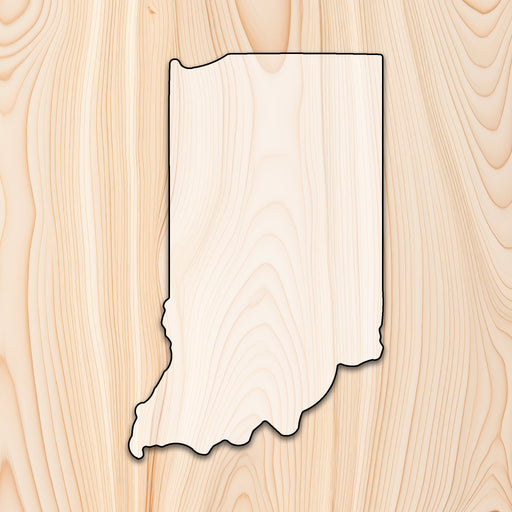 Indiana Cutting Board or Charcuterie Board Acrylic Router Template - Create bold, eye-catching Indiana-shaped cutting boards and charcuterie boards with precision and repeatability using our Indiana Acrylic Router Template. Whether you're making products to sell or crafting custom gifts, this template gives you the control and consistency needed for professional results.