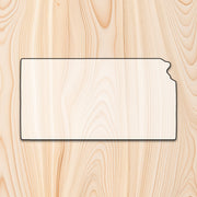 Kansas Cutting Board or Charcuterie Board Acrylic Router Template - Create bold, eye-catching Kansas-shaped cutting boards and charcuterie boards with precision and repeatability using our Kansas Acrylic Router Template. Whether you're making products to sell or crafting custom gifts, this template gives you the control and consistency needed for professional results.