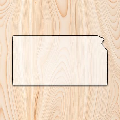 Kansas Cutting Board or Charcuterie Board Acrylic Router Template - Create bold, eye-catching Kansas-shaped cutting boards and charcuterie boards with precision and repeatability using our Kansas Acrylic Router Template. Whether you're making products to sell or crafting custom gifts, this template gives you the control and consistency needed for professional results.