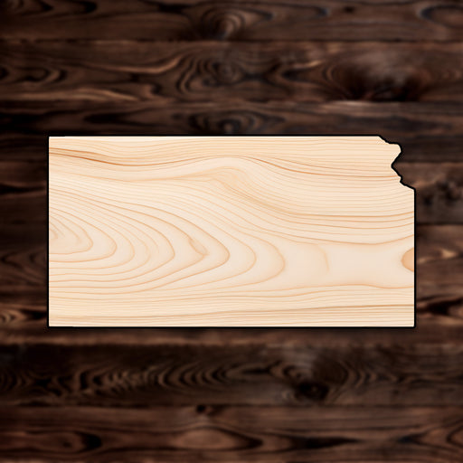 Kansas State Plywood Craft Shape