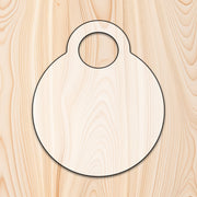 Kettlebell Cutting Board or Charcuterie Board Acrylic Router Template