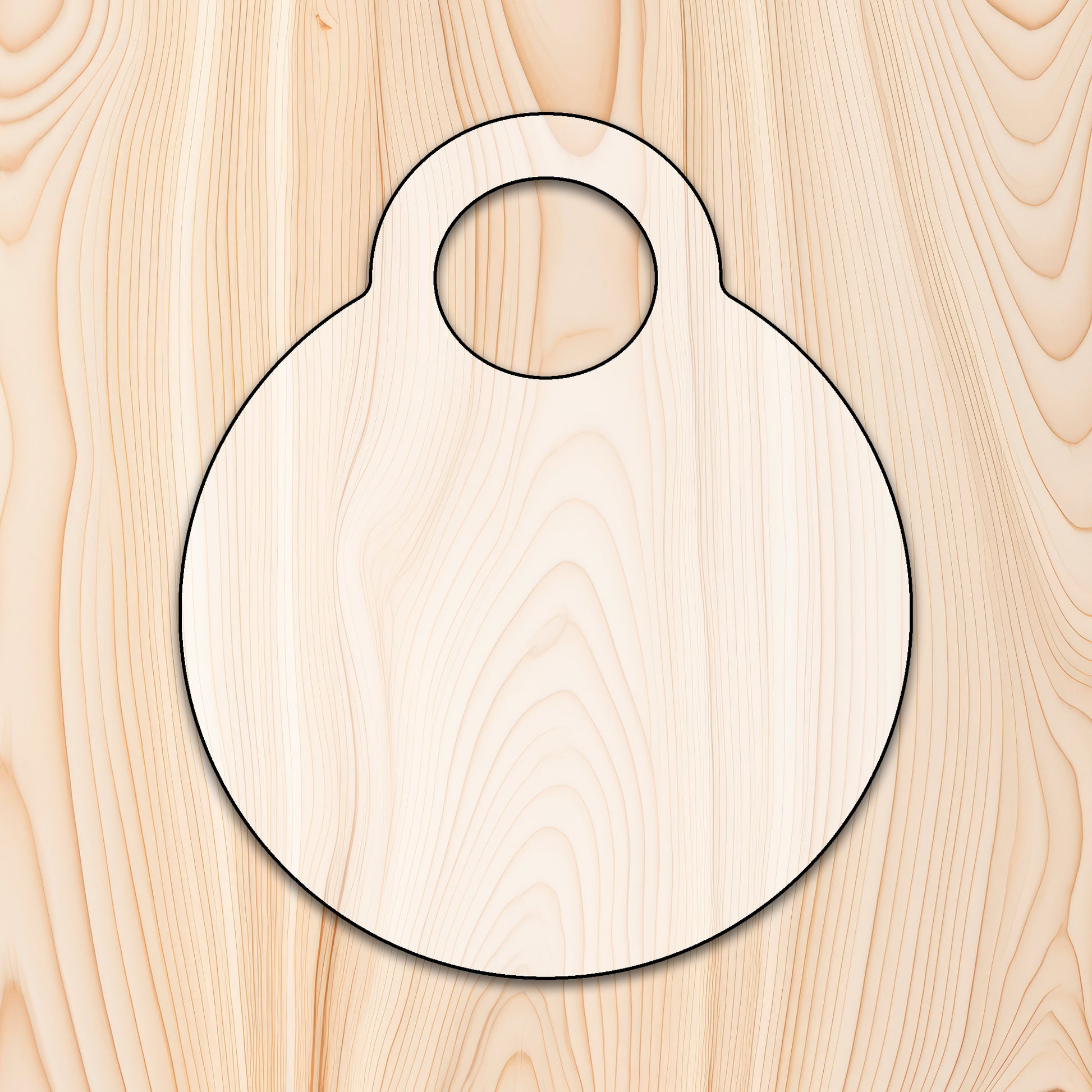  Kettlebell Cutting Board or Charcuterie Board Router Template for woodworking, perfect for shaping custom sized cutting boards, charcuterie boards, and custom projects.