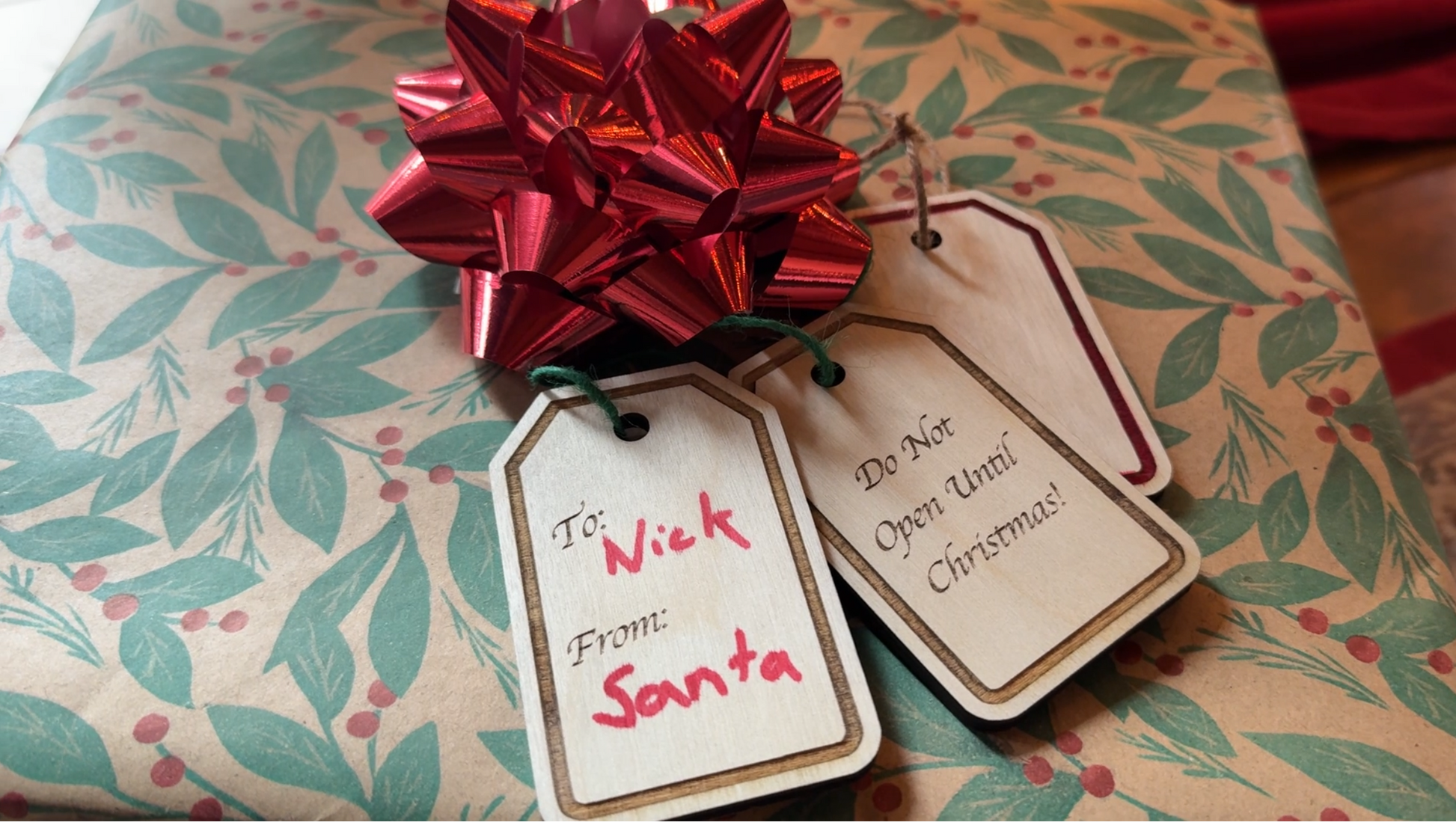 Laser Cut Gift Tags That can be decorated and customized