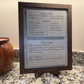 Laser Cut Recipe Picture Box Frame