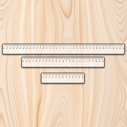 Equal Distance Measuring Ruler Kit (3 rulers)