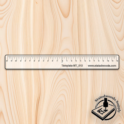 equal distance measuring ruler stick clear acrylic